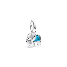 Mini dangle pendentif Pandora Me/Moments, élephant couleur turquoise en argent 925/1000, 793858C01