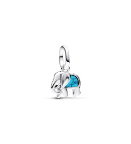 Mini dangle pendentif Pandora Me/Moments, élephant couleur turquoise en argent 925/1000, 793858C01