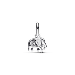 Le Mini dangle pendentif Pandora Me/Moments, élephant couleur turquoise en argent 925/1000, 793858C01