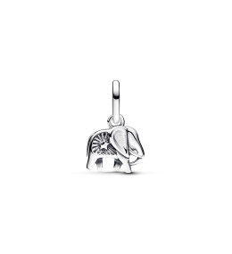 Le Mini dangle pendentif Pandora Me/Moments, élephant couleur turquoise en argent 925/1000, 793858C01