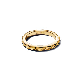 La Bague Pandora, Dune fine en métal doré or jaune 585/1000, 163885C00