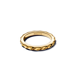 La Bague Pandora, Dune fine en métal doré or jaune 585/1000, 163885C00