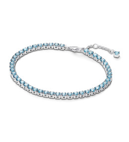 Bracelet tennis étincelant Pandora Moments, en argent 925/1000, 591469C03