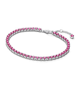 Bracelet tennis étincelant Pandora Moments, en argent 925/1000, 591469C04