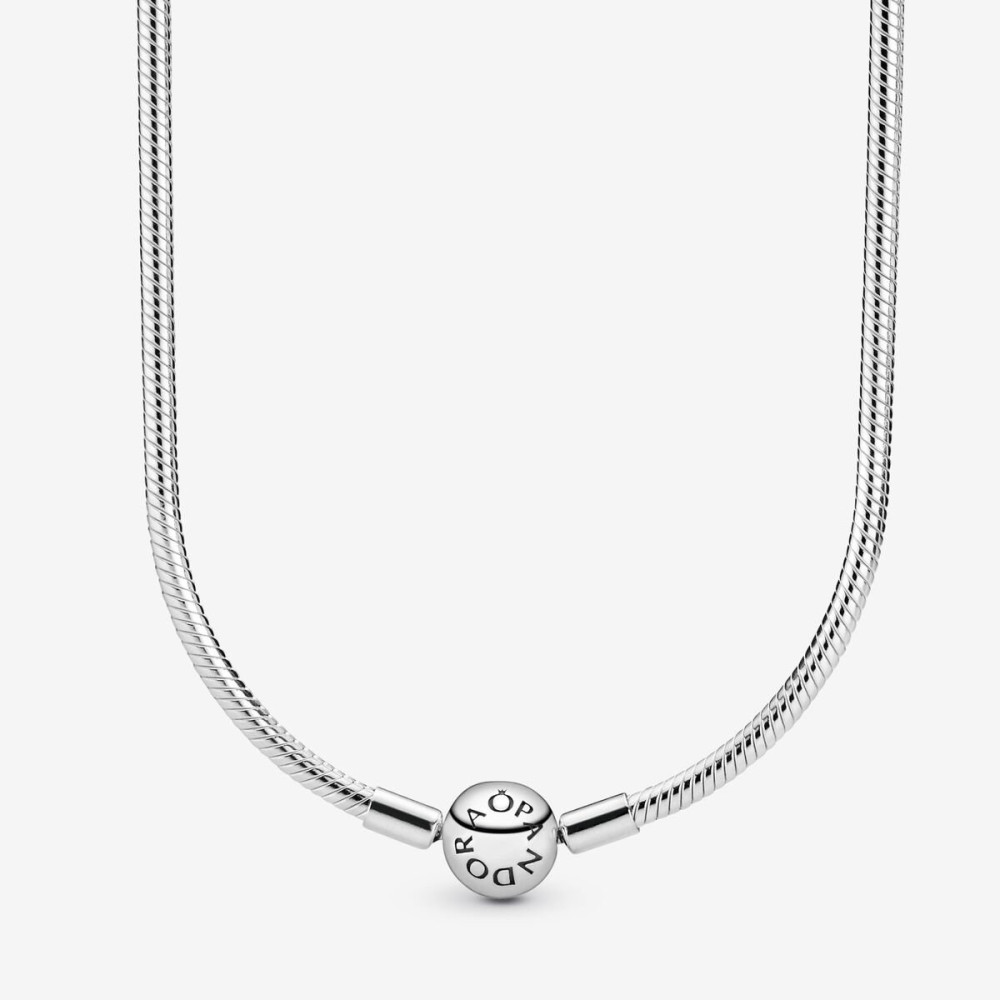 Collier Pandora Moments, maille serpent en argent 925/1000 590742HV-45