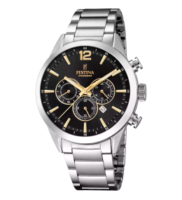 Montre homme FESTINA, Timeless, Chronographe acier, 20343/4