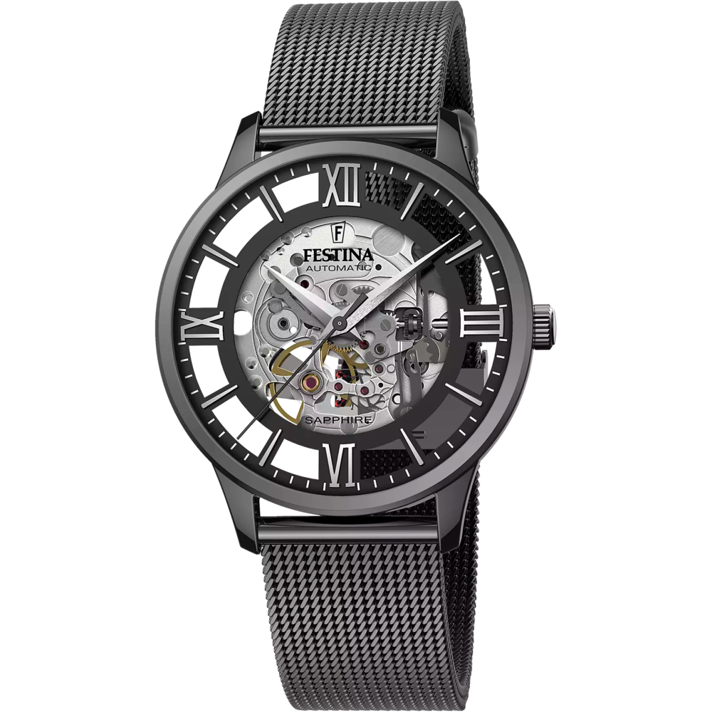Montre homme FESTINA, SKELETON Automatique, acier, 20535/1