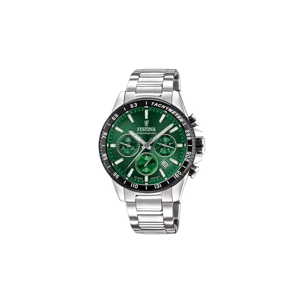 Montre homme FESTINA, Timeless Chronographe acier, 20560/4