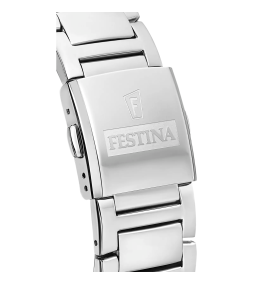 La Montre homme FESTINA, On the square Chronographe acier, 20652/1