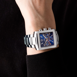 La Montre homme FESTINA, On the square Chronographe acier, 20652/1