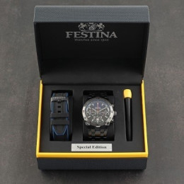 La Montre homme FESTINA, SPECIAL EDITIONS Chrono bike acier, 20673/1