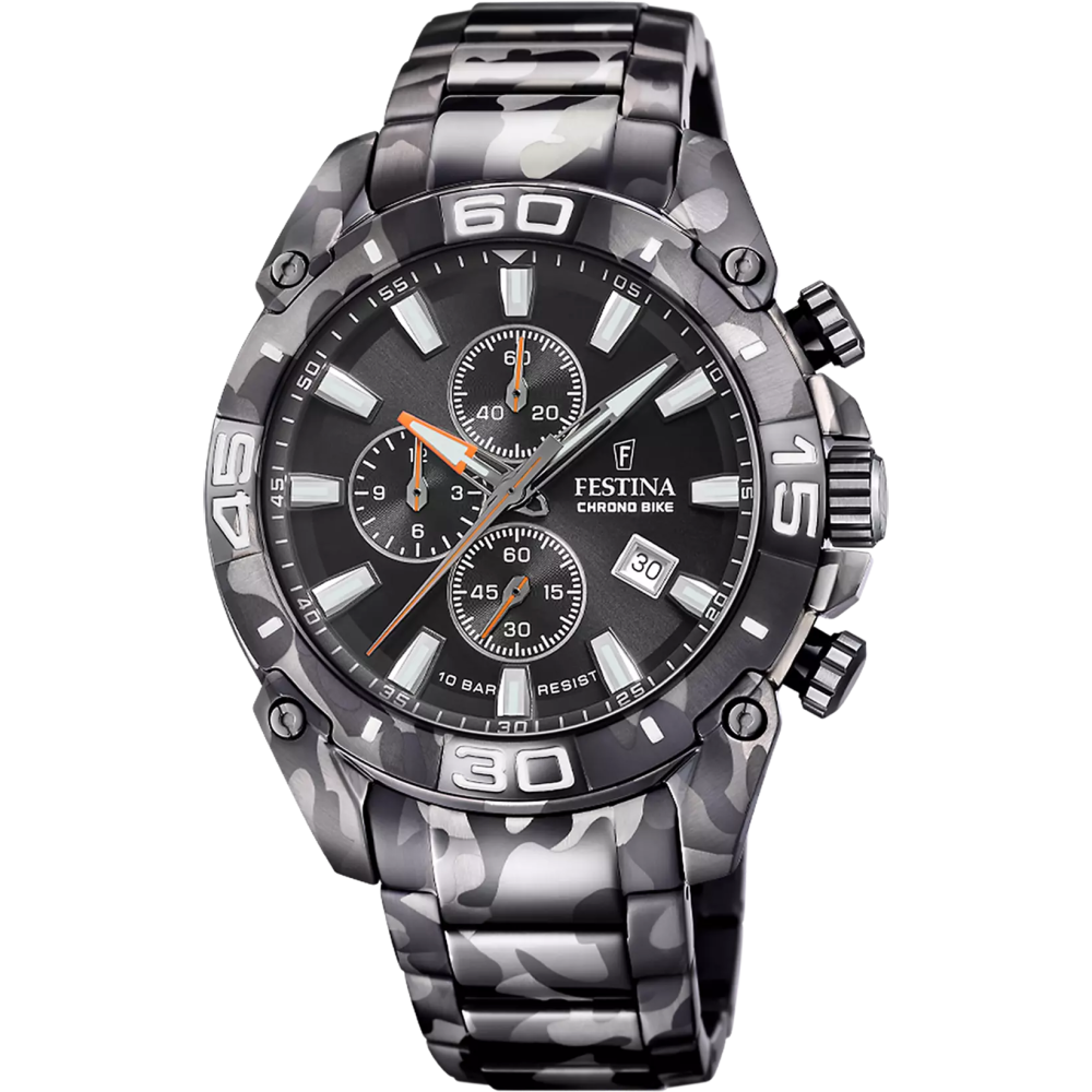 Montre homme FESTINA, SPECIAL EDITIONS Chrono bike acier, 20710/1