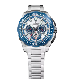 La Montre homme FESTINA, Chrono bike acier, 20724/1