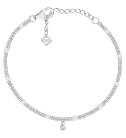 Bracelet Argent 925/1000, La Garçonne Diamant, 20300031