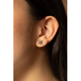 Boucles d'oreilles Argent 925/1000, La Garçonne Diamant, 20400042