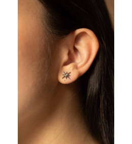 Boucles d'oreilles Argent 925/1000, La Garçonne Diamant, 20400042