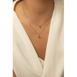 Collier Argent 925/1000, La Garçonne Diamant, 20700065