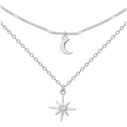 Collier Argent 925/1000, La Garçonne Diamant, 20700065