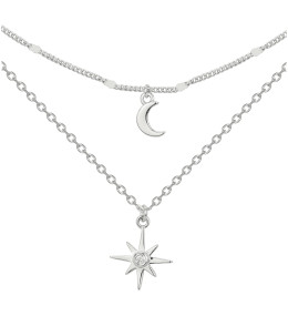 Collier Argent 925/1000, La Garçonne Diamant, 20700065