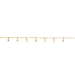 Le Bracelet plaqué or, La Garçonne Diamant, 26300011