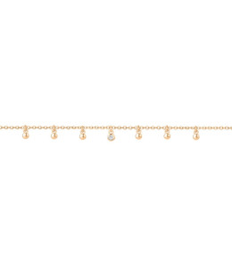 Le Bracelet plaqué or, La Garçonne Diamant, 26300011