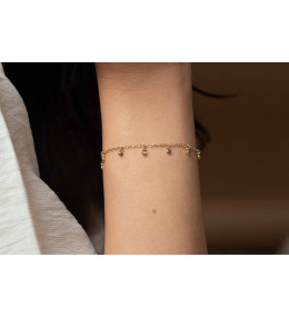 Le Bracelet plaqué or, La Garçonne Diamant, 26300011