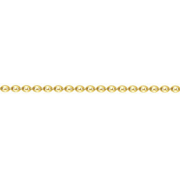 Bracelet acier PVD jaune, grains de café PHEBUS FOR HIM 35-1229