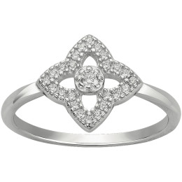 Bague Argent 925/1000 et 25 oxydes de zirconium by Stauffer