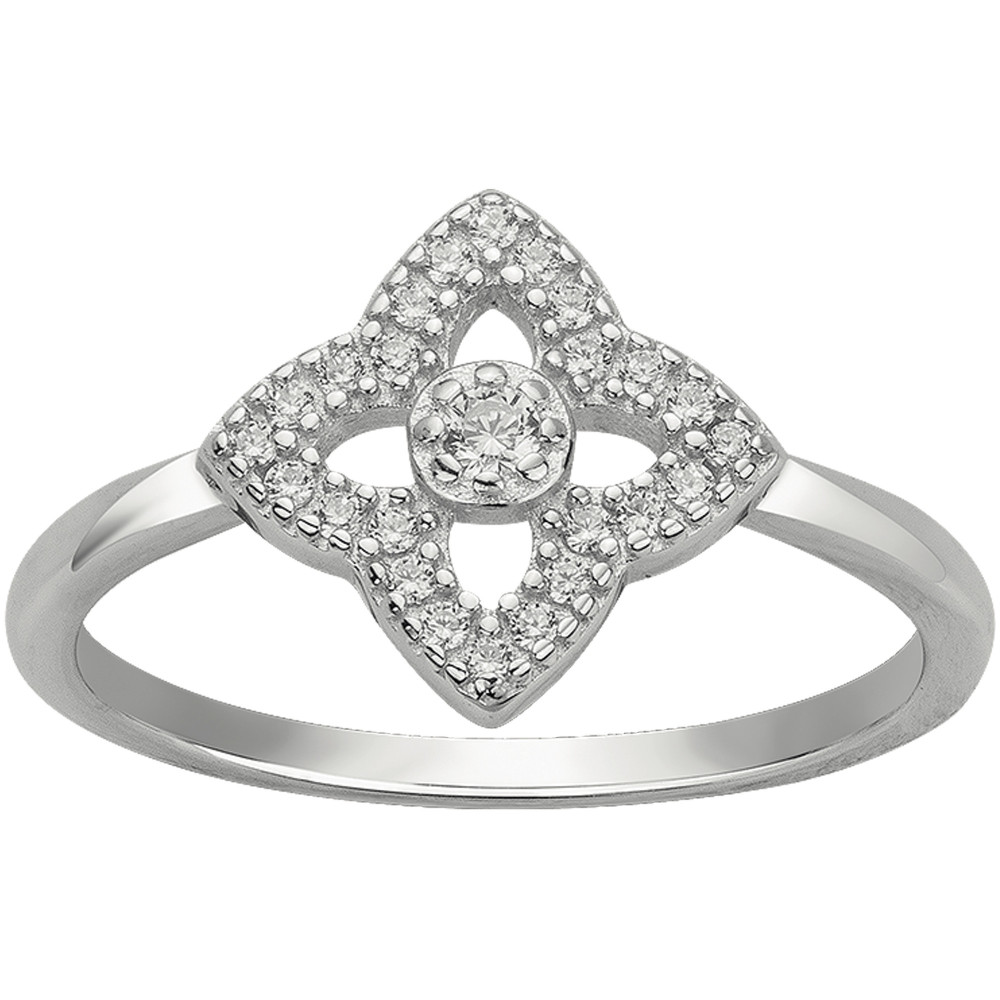 Bague Argent 925/1000 et 25 oxydes de zirconium by Stauffer
