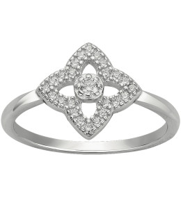 Bague Argent 925/1000 et 25 oxydes de zirconium by Stauffer