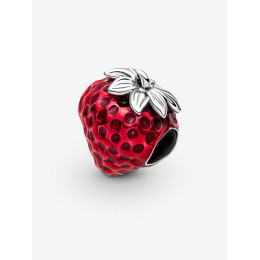 Le Charm Pandora moments, fraise ensemencée, en argent 925/1000 791681C01.