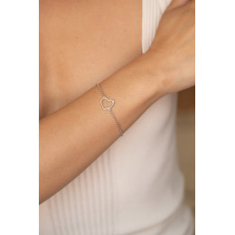 Bracelet Argent 925/1000, La Garçonne Diamant, 20300034