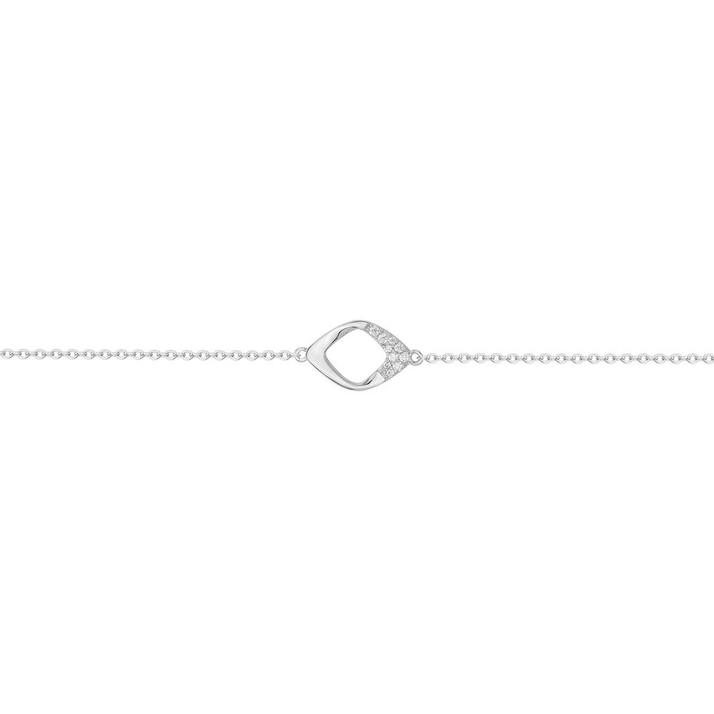 Bracelet argent 925/1000, élegance géométrique Argent by Stauffer 70300481