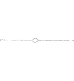 Le Bracelet argent 925/1000, élegance géométrique Argent by Stauffer 70300481