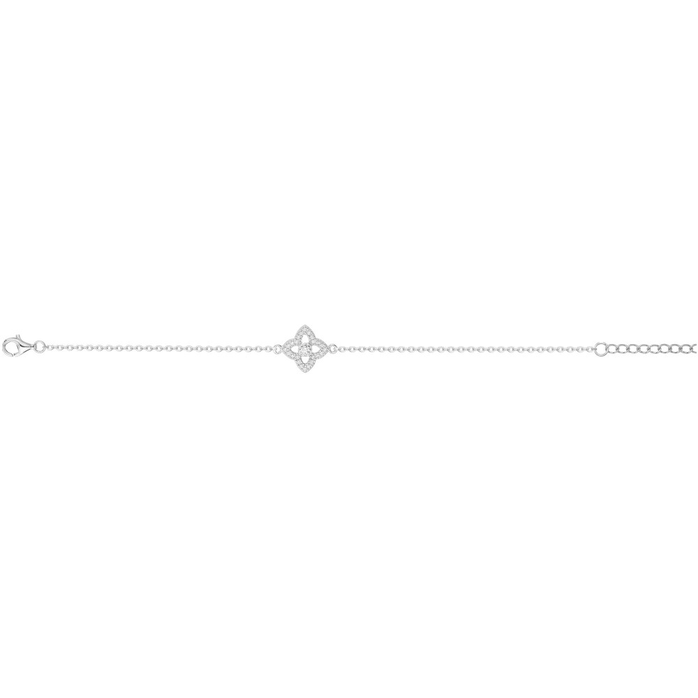 Bracelet argent 925/1000, rosace florale Argent by Stauffer 70300504