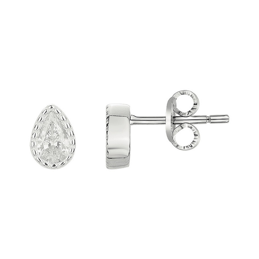 Boucles d'oreilles argent 925/1000, forme goutte Argent by Stauffer 70400751