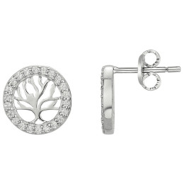 Boucles d'oreilles argent 925/1000, arbre de vie Argent by Stauffer 70400777