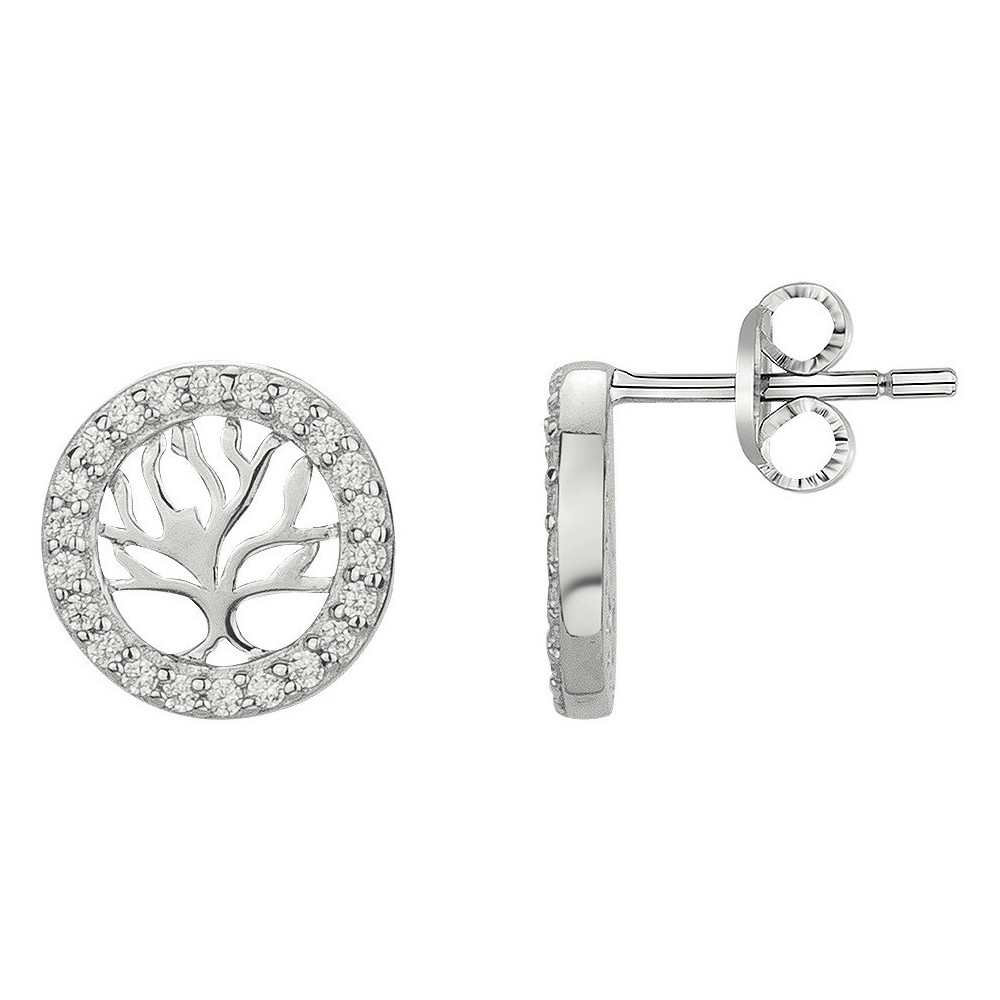 Boucles d'oreilles argent 925/1000, arbre de vie Argent by Stauffer 70400777 Boucles d'oreilles argent 925/1000, arbre de vie Argent by Stauffer 70400777