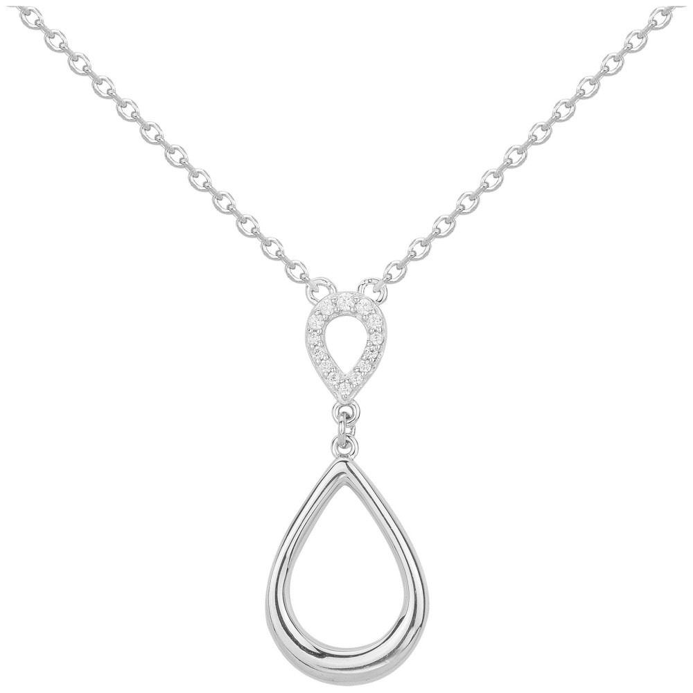 Collier argent 925/1000, forme de goutte Argent by Stauffer 70701018