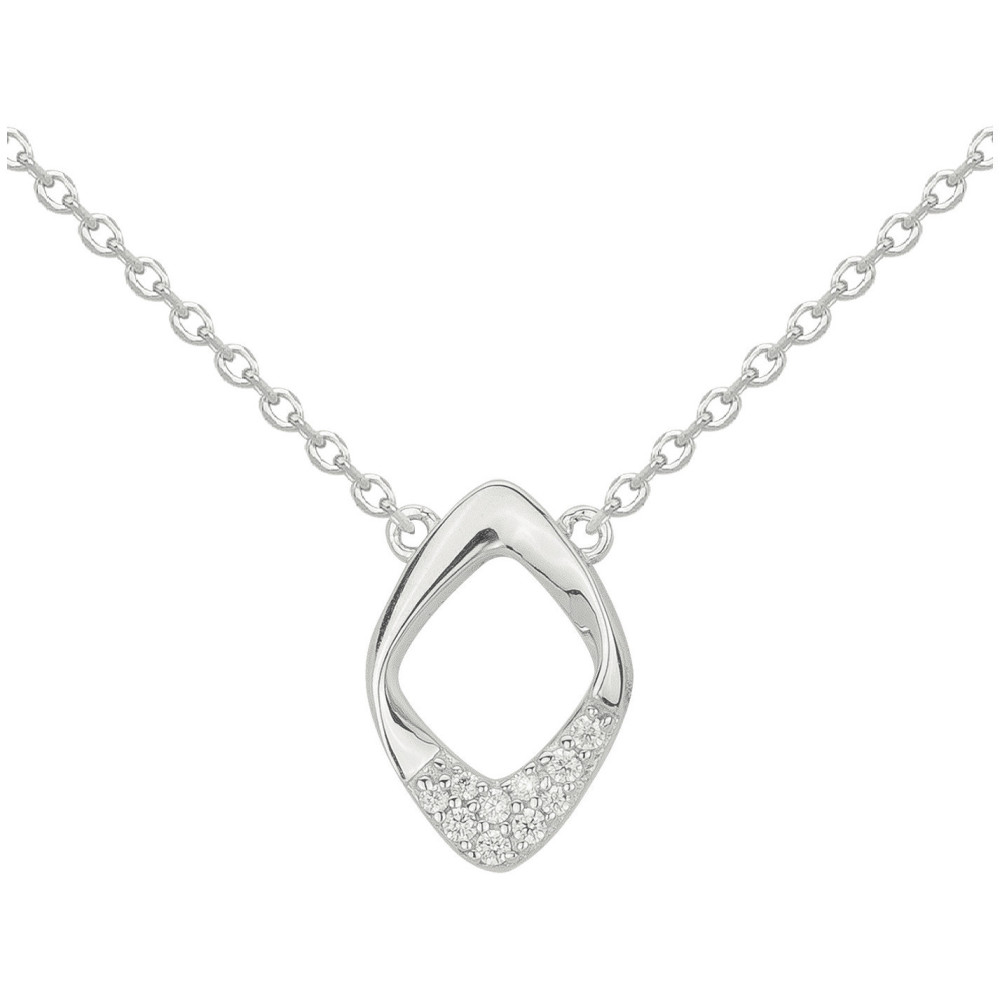 Collier argent 925/1000, losange ajouré Argent by Stauffer 70701019