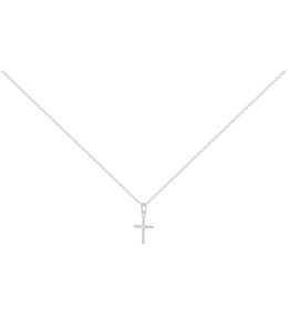 Collier argent 925/1000, croix Argent by Stauffer 70701034