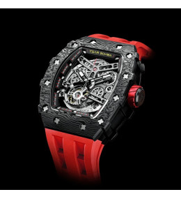 La Montre homme Tsar Bomba Elemental collection, Automatique, acier et carbone noir et silicone TB8208CF39