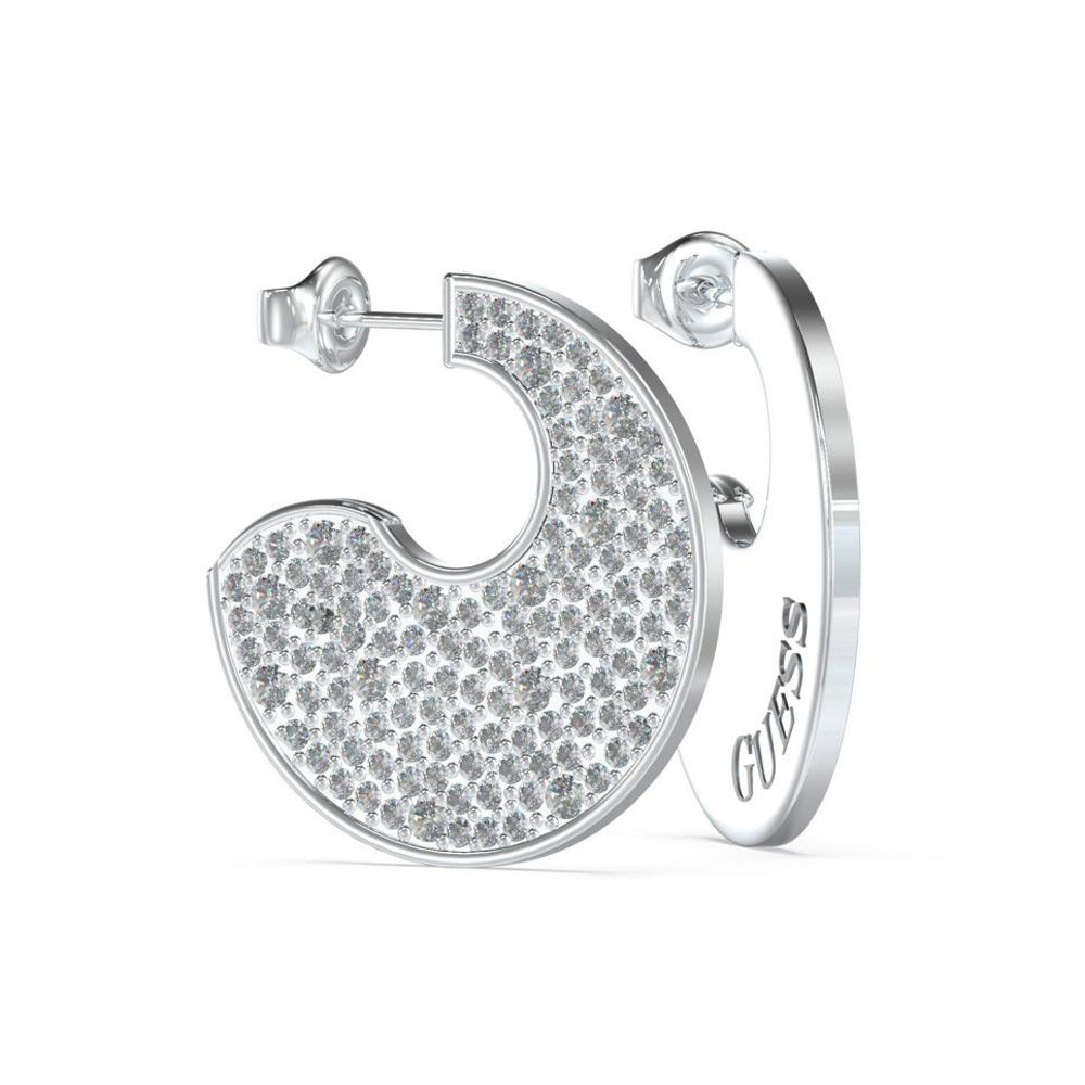 Boucles d'oreilles femme Guess, Blooming summer, acier et cristaux JUBE05229JWRH