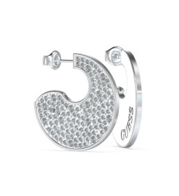Boucles d'oreilles femme Guess, Blooming summer, acier et cristaux JUBE05229JWRH