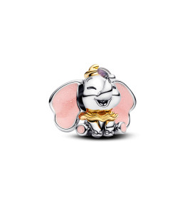 Charm Pandora Me/Moments Disney Dumbo en argent 925/1000 et métal doré or jaune 585/1000,  764023C01