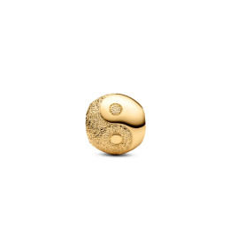 Le Charm Mini Yin et Yang Pandora Me/Moments en métal doré or jaune 585/1000