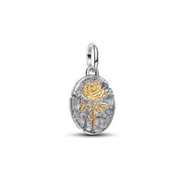 Charm Pandora Me/Moments Talisman rose et abeille en argent 925/1000 et métal doré or jaune 585/1000, 764087C00