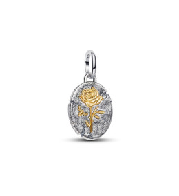 Charm Pandora Me/Moments Talisman rose et abeille en argent 925/1000 et métal doré or jaune 585/1000, 764087C00