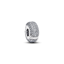 Charm clip Pandora Moments, pavé scintillant en argent 925/1000,794032C01