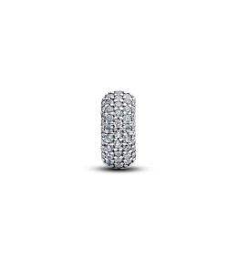 Le CCharm Clip Pandora Moments Pavé Scintillant en Argent 925/1000